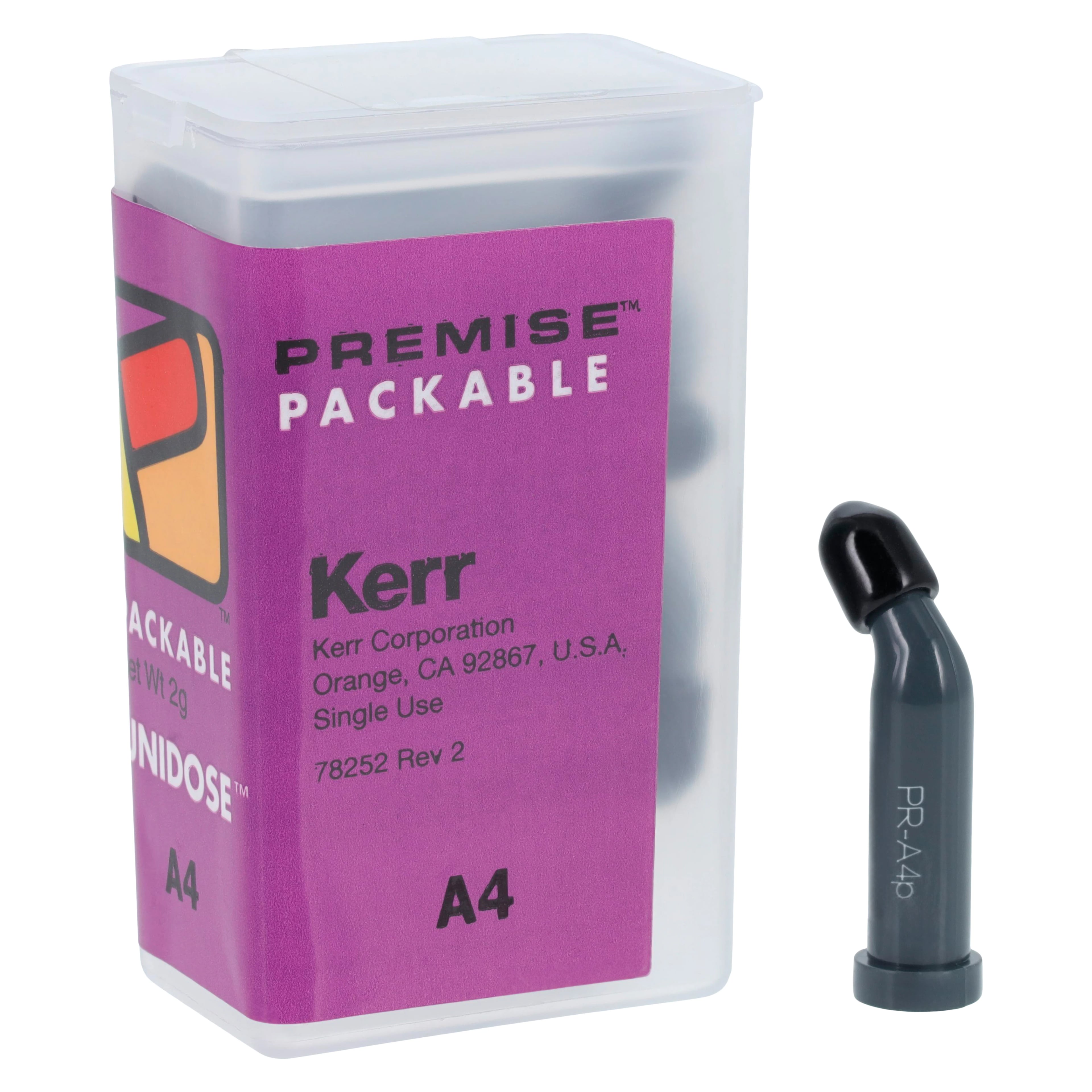 Premise Universal Nanofilled Composite, Unidose Refill, Packable A4, 0.2 g, 20/Pk, 32682