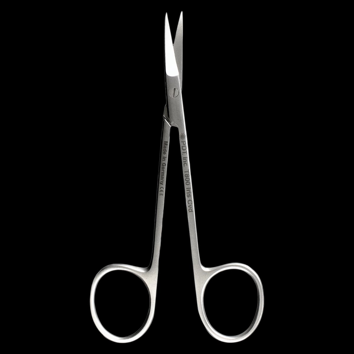 PDT Iris Curved Scissors, 11.5cm, Stainless Steel, T800