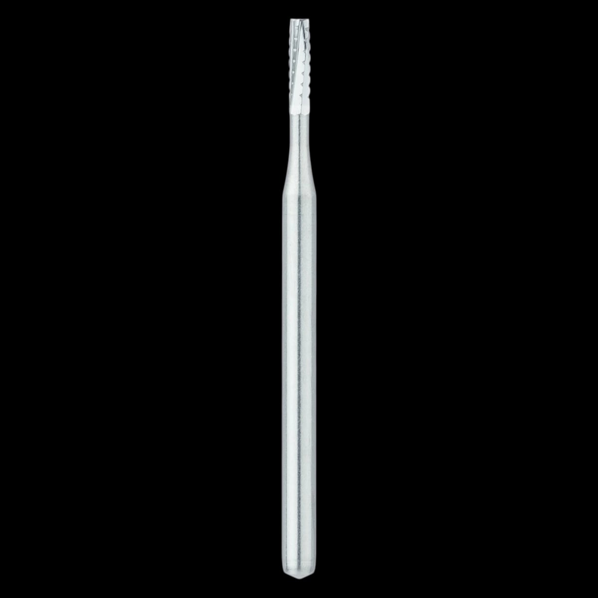 Meisinger FG #557XL Straight Fissure Crosscut Carbide Burs, Sterile, Extra Long Surgical, 1mm Head, 25/Pk, HM31-010-SU