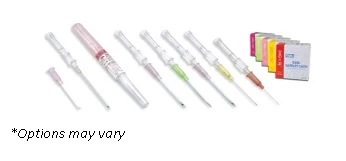 Exel Safelet IV Catheter, 24G x 3/4", Wingless, Sterile, 50/Box