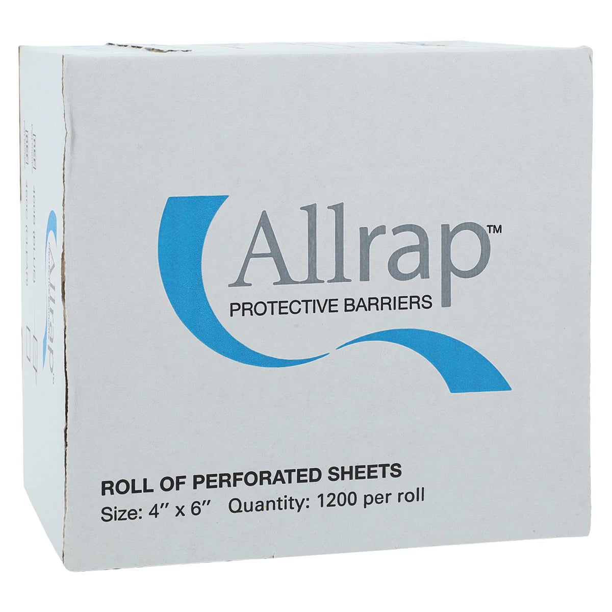 Allrap Barrier Film, 4" x 6", Clear, Perforated, 1200/Roll, 460C
