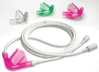 Accutron Axess LP RFS In-Line Scavenging Circuit, 52006, with 6 Low Profile Single Use Nasal Masks