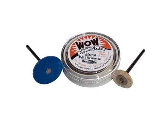 WOW Zirconia Polishing Paste, 10 g with Brush