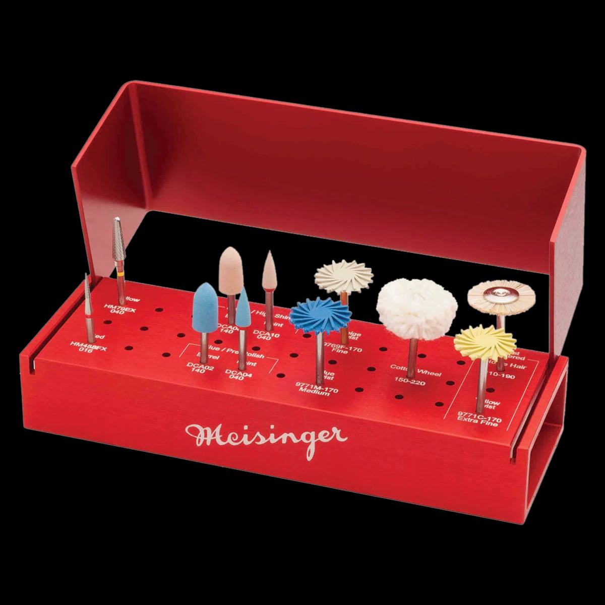 Dr. Campbell Extraoral Adjusting & Polishing Kit for Pre & Post Sintered Zirconia, GC07 Assortment, 1 Kit