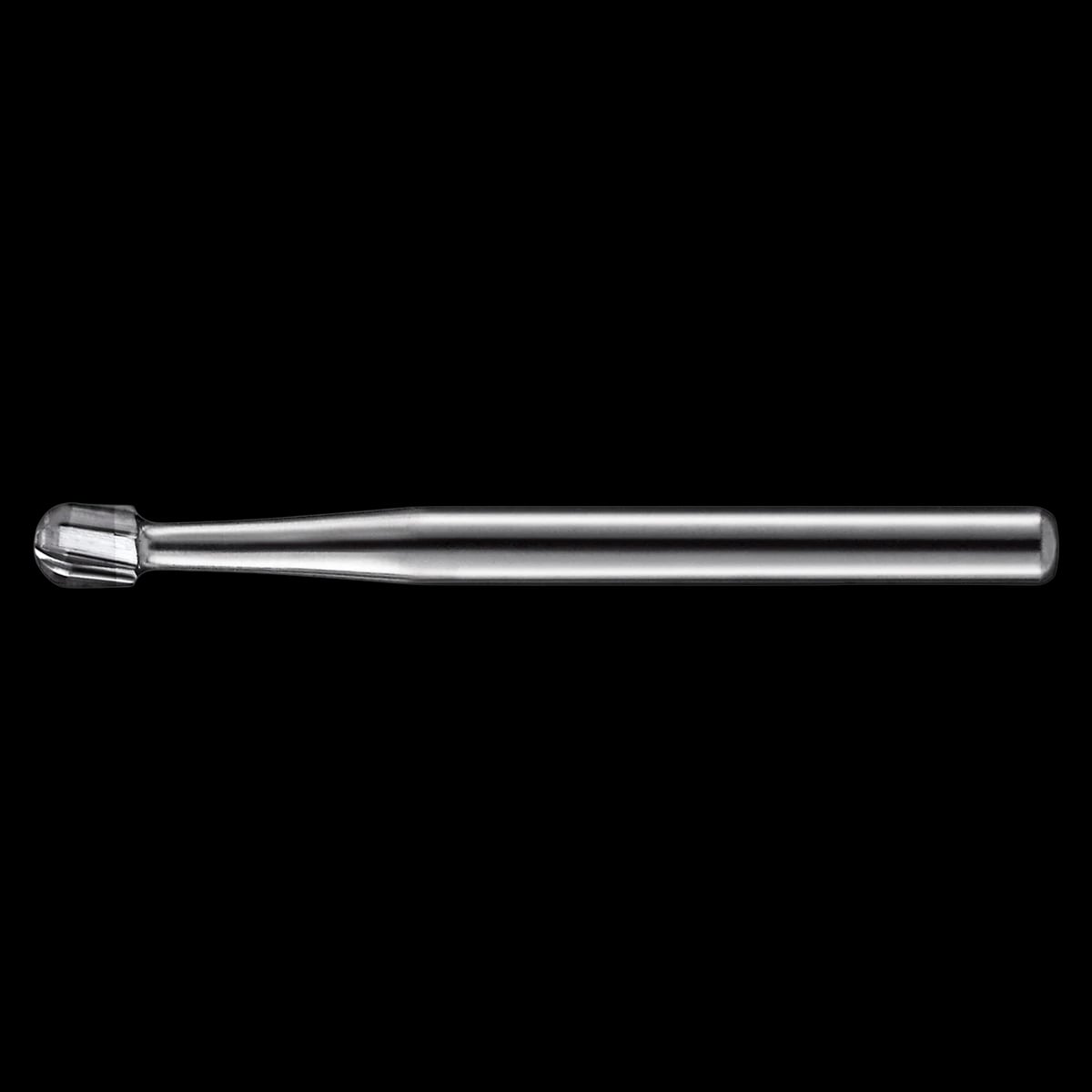 Kerr Operative Carbide Bur FG 1/4, Round, 6 Flute, 0.5mm Diameter, Friction Grip, 10/Pk