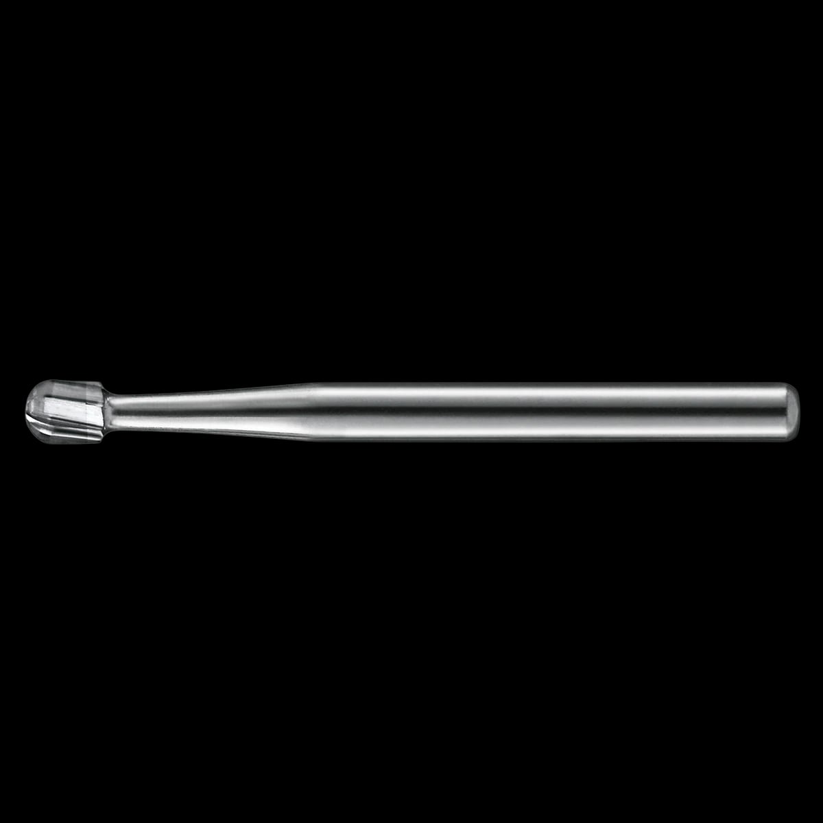 Kerr Operative Carbide Bur FG #1, Round, 6 Flute, 0.8mm Diameter, Friction Grip, 10/Pk (FG1-KC0)