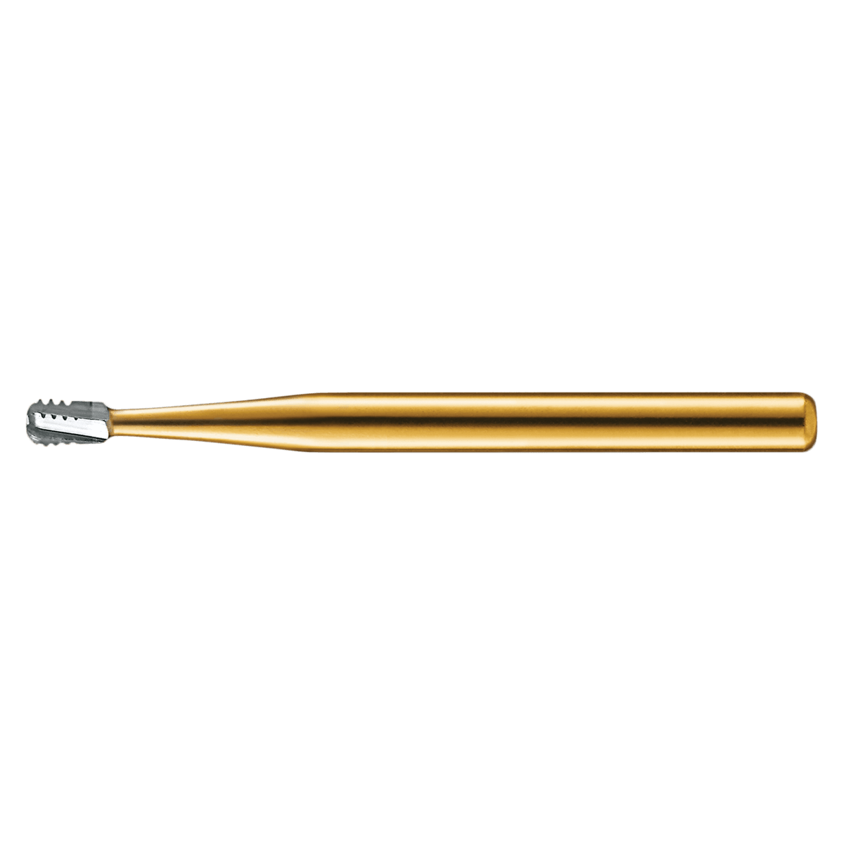 Kerr (KavoKerr) FG 1930 Fine Cross-Cut Carbide Bur, Pear Shape, Friction Grip, 6 Flutes, 0.8 mm Diameter, 1.6 mm Length, 10/Pk