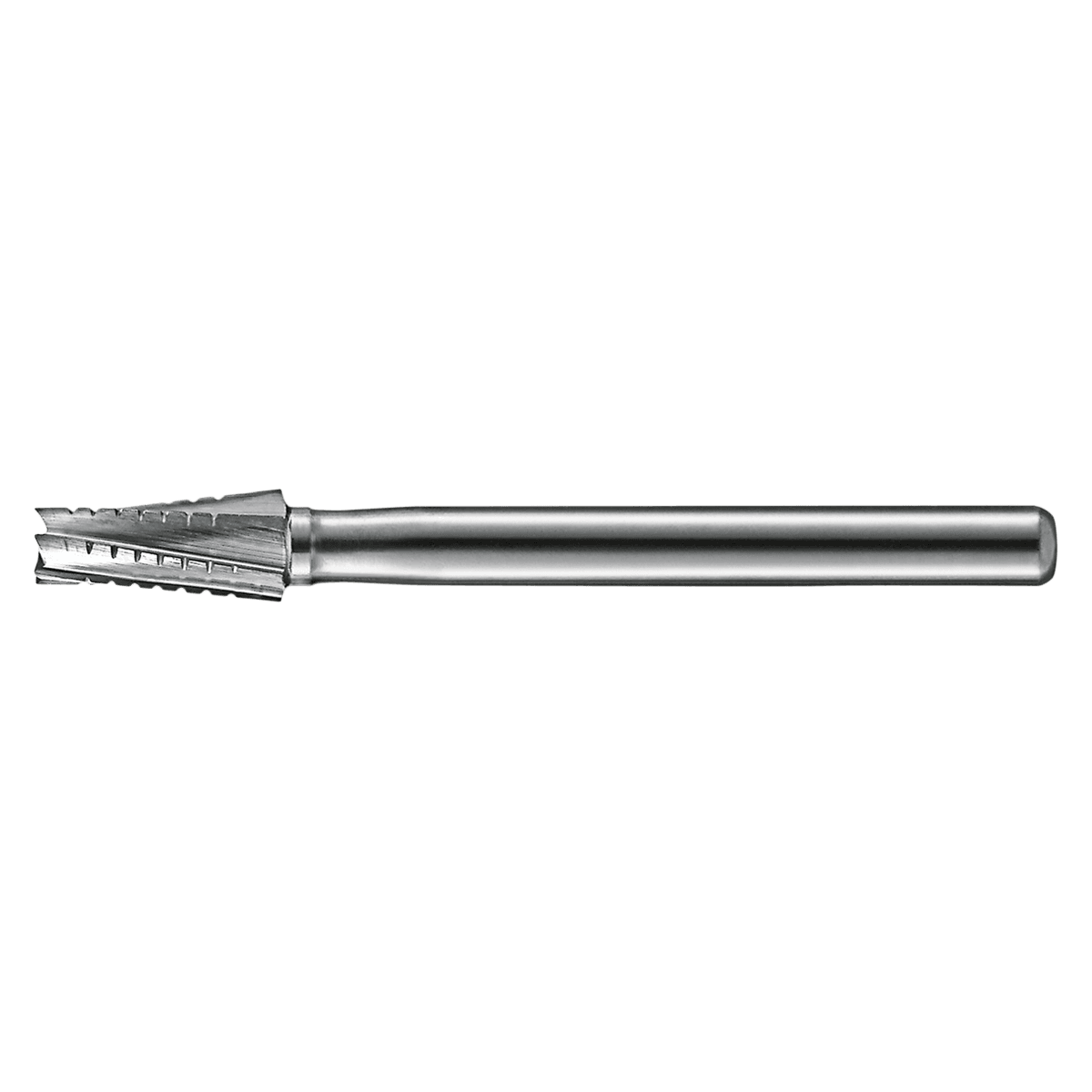 Kerr Operative Carbide Bur #701, Taper Flat End, X-Cut, 6 Flute, HP Shank, 1.2 mm Diameter, 3.7 mm Length, 5/Pk, HP701-KC5