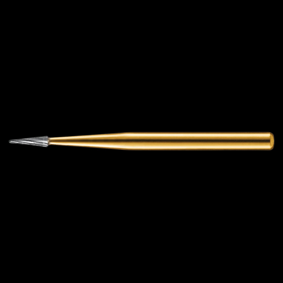 KaVo Kerr FG7114 Carbide Trimming & Finishing Bur, Taper Finishing, 12 Flute, Friction Grip, 0.9 mm Diameter, 2.9 mm Length, 10/Pkg, FG7114-KC0