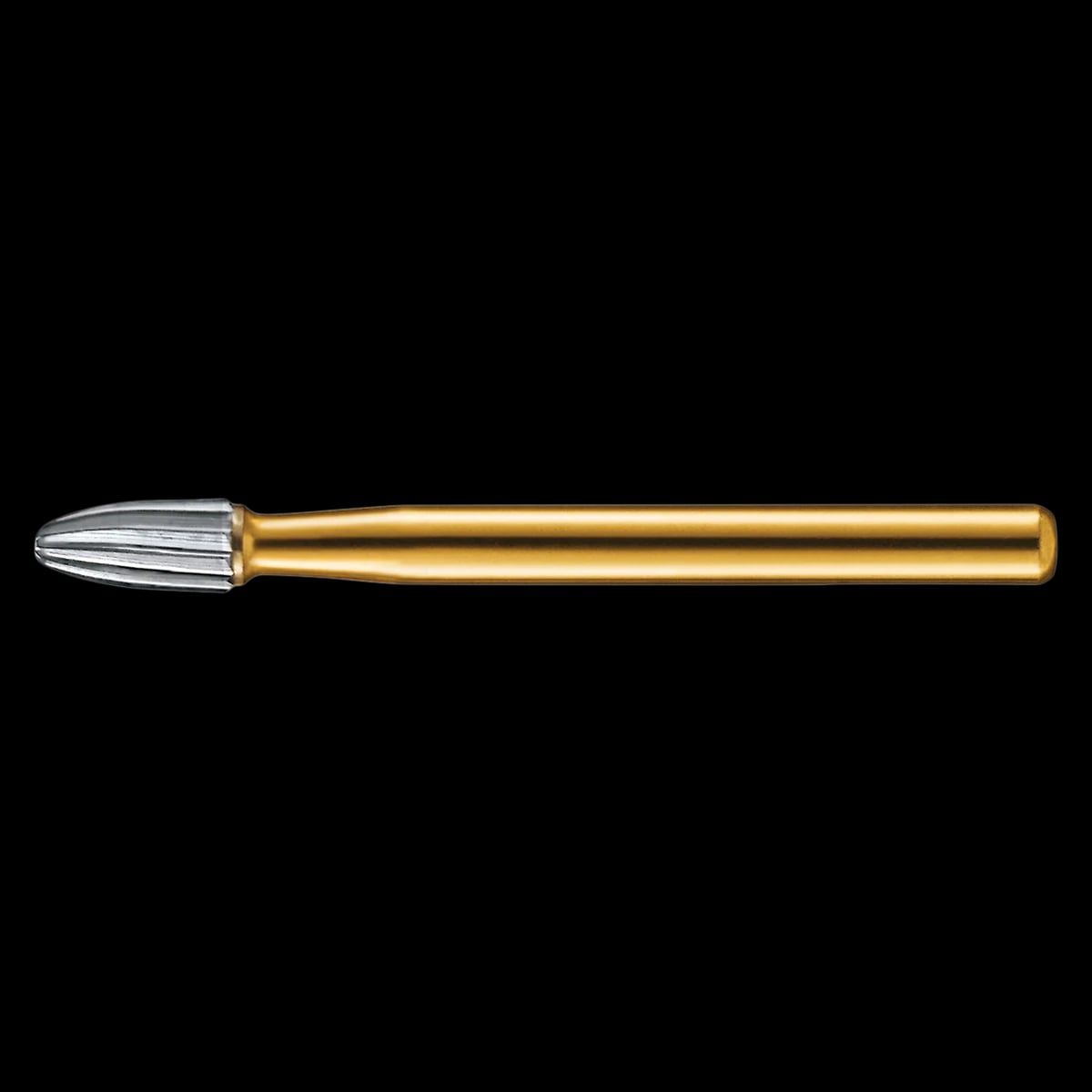 KaVo Kerr Trimming & Finishing Carbide Bur, FG, Egg, #7406, 12-Flute, 1.8 mm, 10/Pk, FG7406-KC0