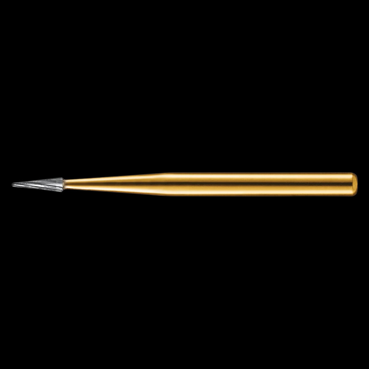 KaVo Kerr Trimming & Finishing Carbide Burs, FG, Taper Finishing, 12 Flute, #7612, 1.4 mm Diameter, 5.8 mm Length, 10/Pk