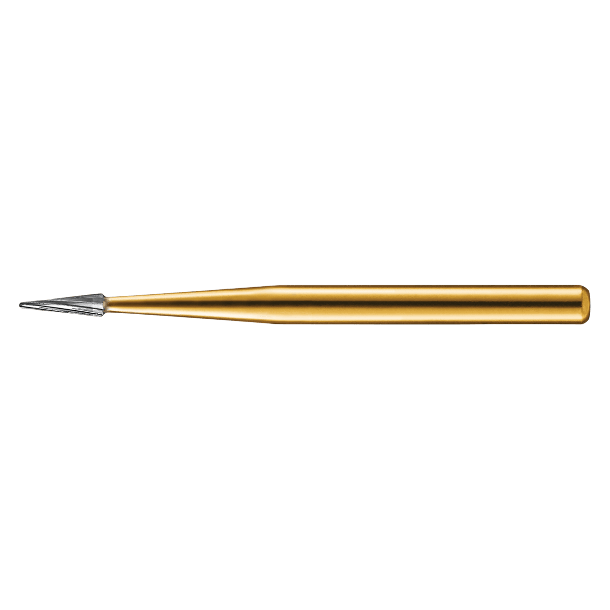 KaVo Kerr Trimming & Finishing Carbide Burs, FG, Taper Finishing 12-Flute, #7642, 1 mm Diameter, 5.7 mm Length, 10/Pk, FG7642-KC0