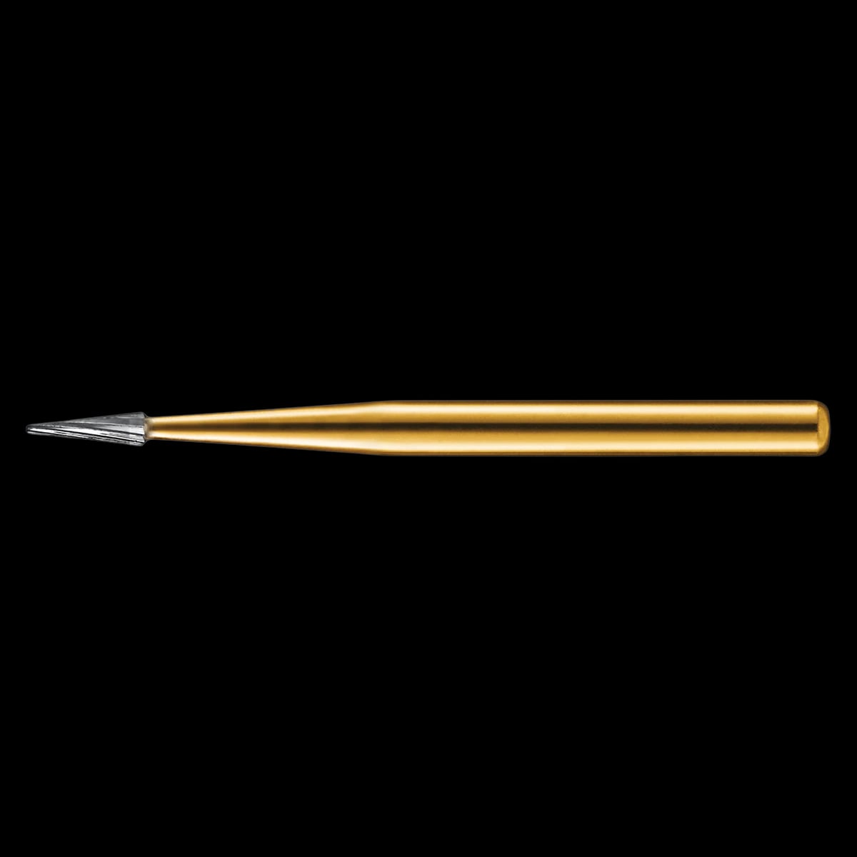 KaVo Kerr Trimming & Finishing Carbide Burs, Taper Finishing, 12 Flute, FG #7664, 1.5 mm Diameter, 8.6 mm Length, 10/Pk, FG7664-KC0