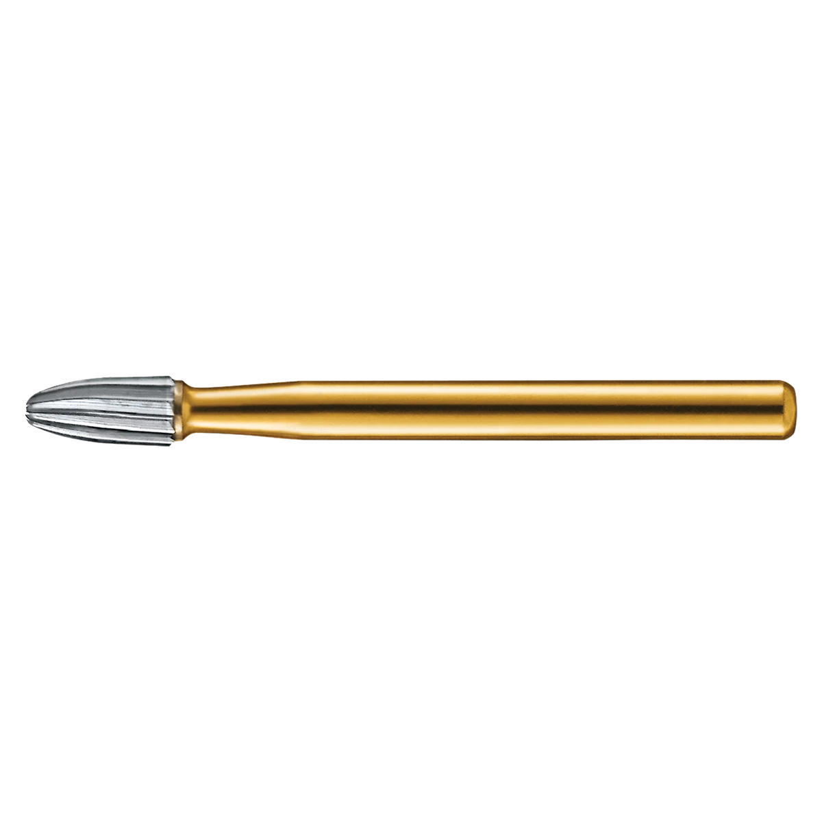 Kerr Trimming & Finishing Carbide Bur FG 7408, Egg, 12 Flute, 2.3mm Diameter, 3.6mm Length, 100/Pk, FG7408-KCC