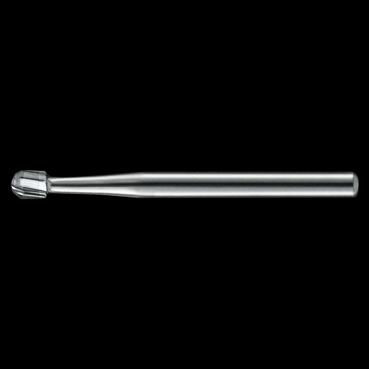 Kerr Operative Carbide Bur FG 1/2, Round, 6 Flute, 0.6 mm Diameter, 100/Pk, FG 1/2-KCC