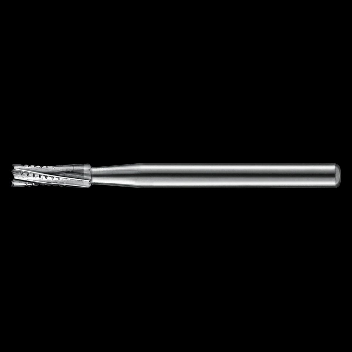 KaVo Kerr Operative Carbide Bur, FG, Straight Flat-End Cross-Cut Fissure, #557, 1.0 mm, 6-Flute, 100/Pk, FG557-KCC