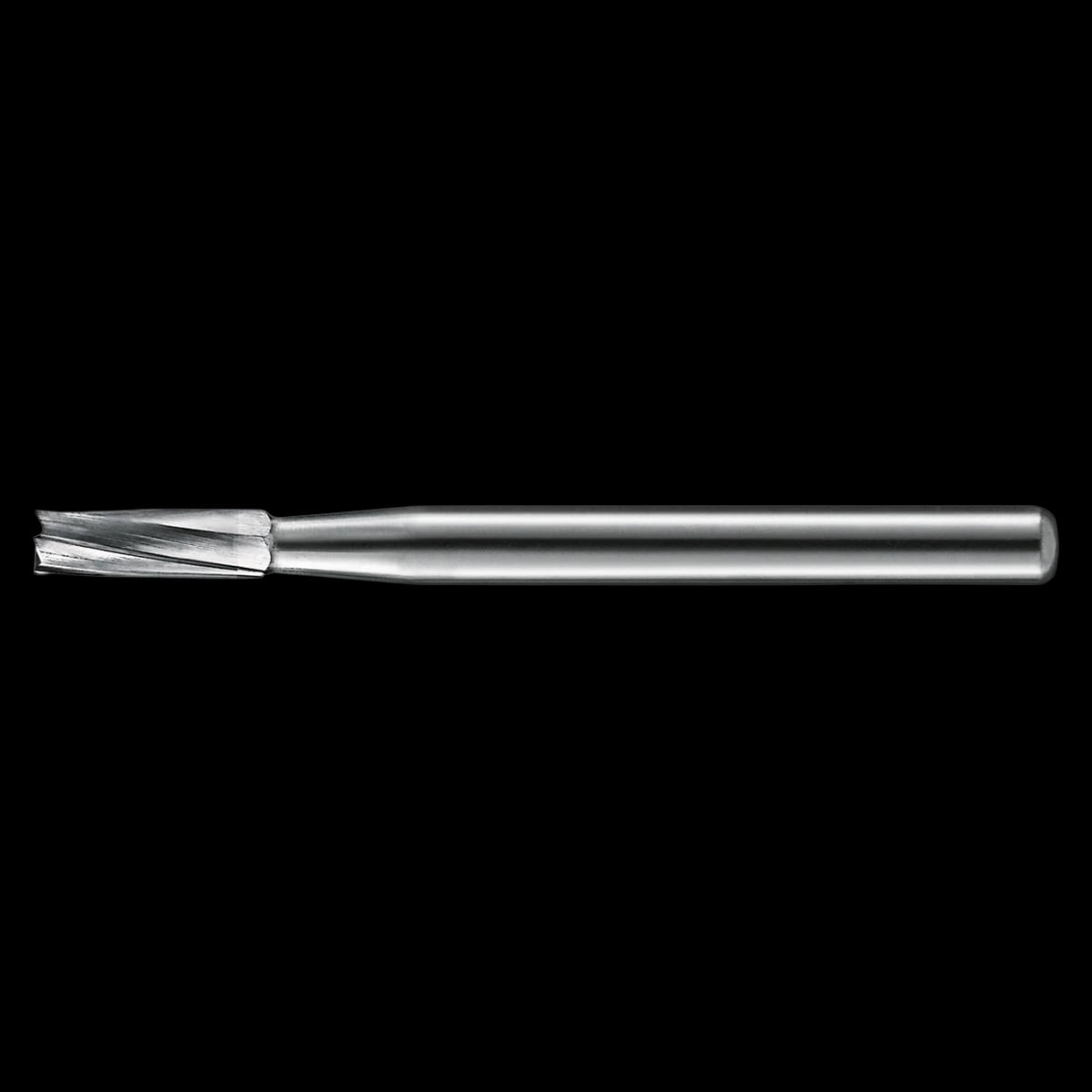 KaVo Kerr Regular Operative Carbide Bur, FG, Straight Flat End 6 Flute, #57, 1 mm Diameter, 3.7 mm Length, 100/Pk, FG57-KCC
