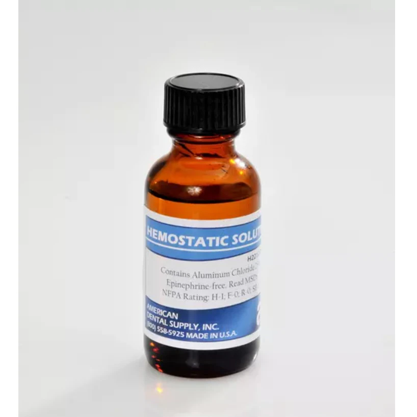 Hemostatic Solution 25% Aluminum Chloride, 15cc (1/2 oz) Bottle