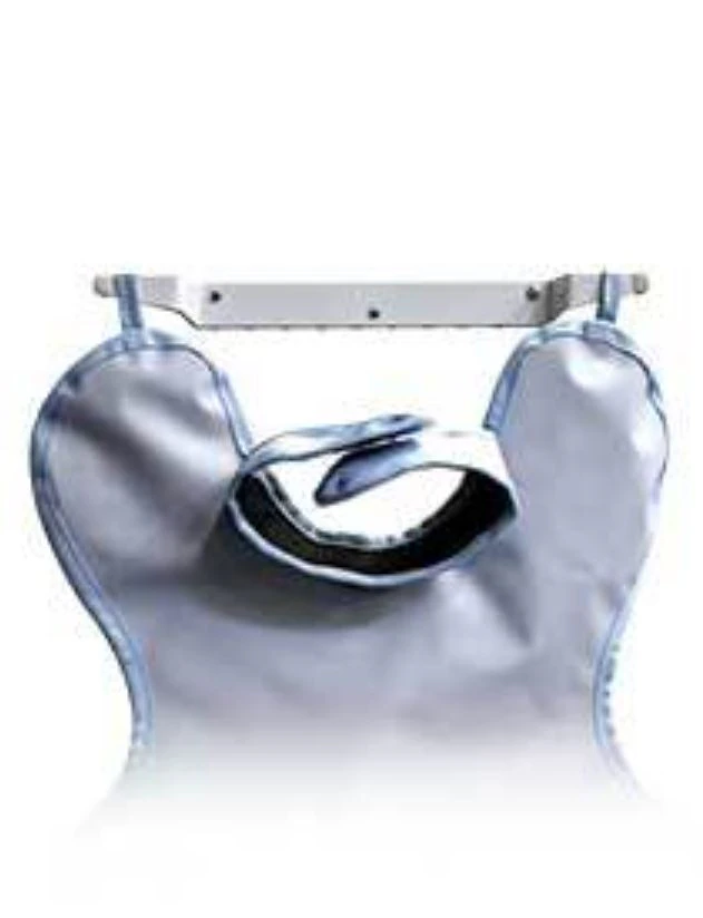 Palmero Hold-It Economy Apron Hanger, White-Coated Steel, 15" x 2", 1/Pk, 31