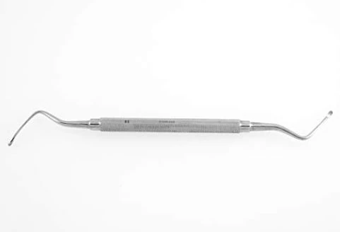 Hu-Friedy CL85 Lucas Surgical Curette, Black Line, Double-End, Stainless Steel