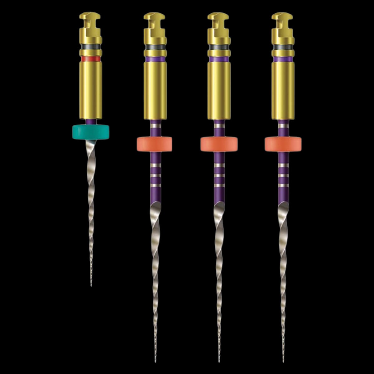 Traverse™ Rotary Orifice Opener and Glide Path Files, Taper .06, Tip Size .13, 25mm, 4/Pkg, 818-2142
