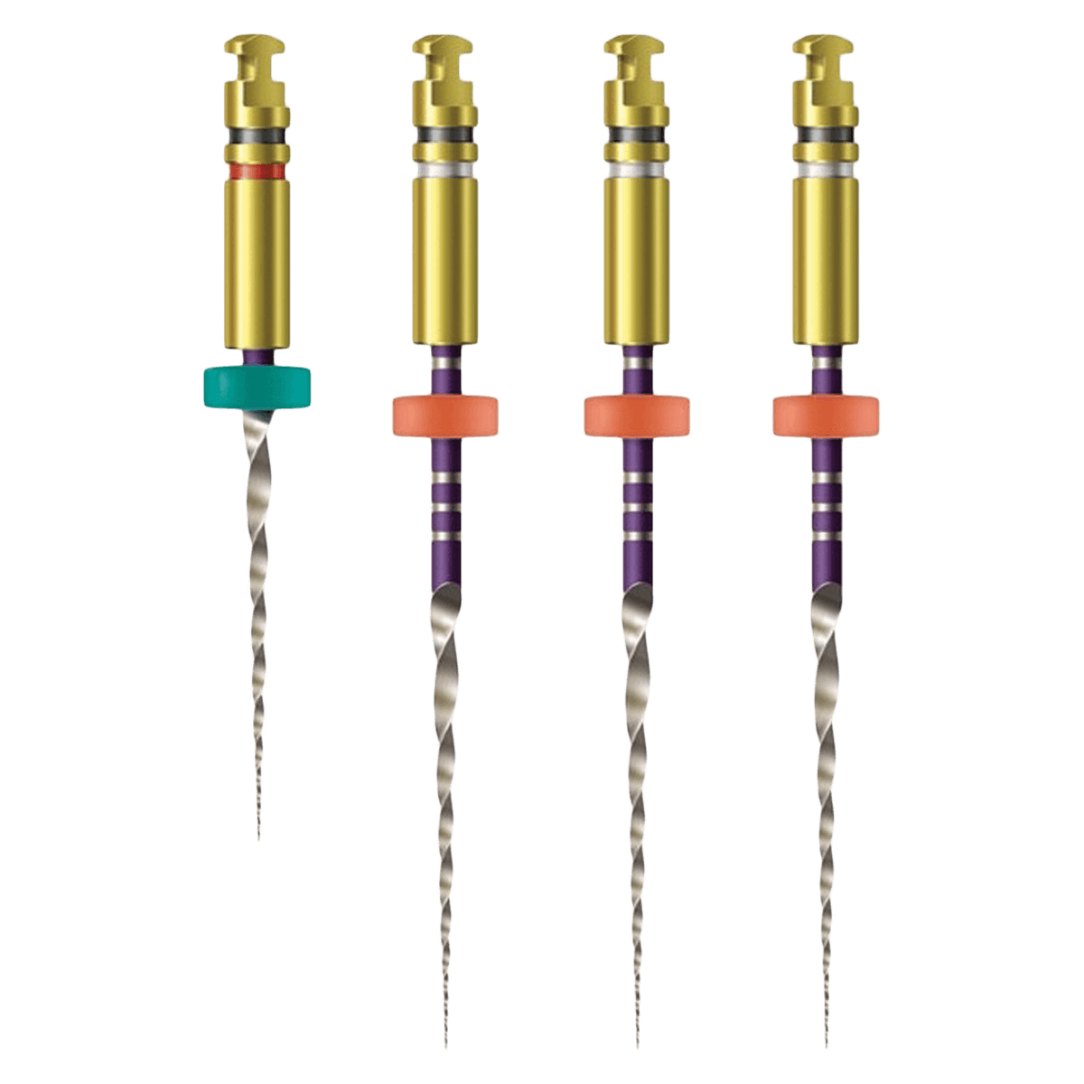 Kerr Traverse Rotary Orifice Opener & Glide Path Files, Taper .06, Tip Size .18, 21mm, 4/Pkg, 818-2191