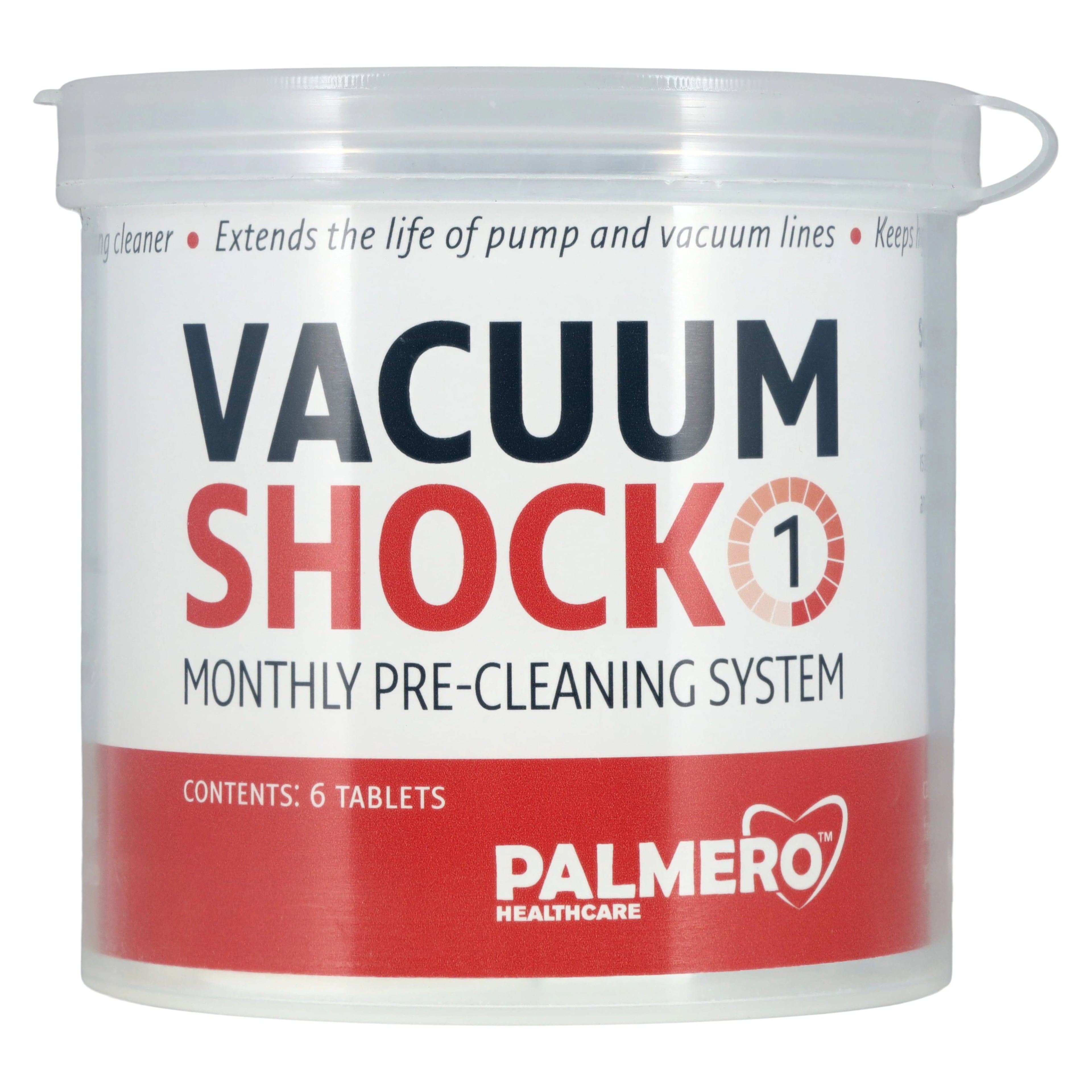 Vacuum Shock Time-Release Evacuation System Maintenance Tablets, 6/Bottle, 3546