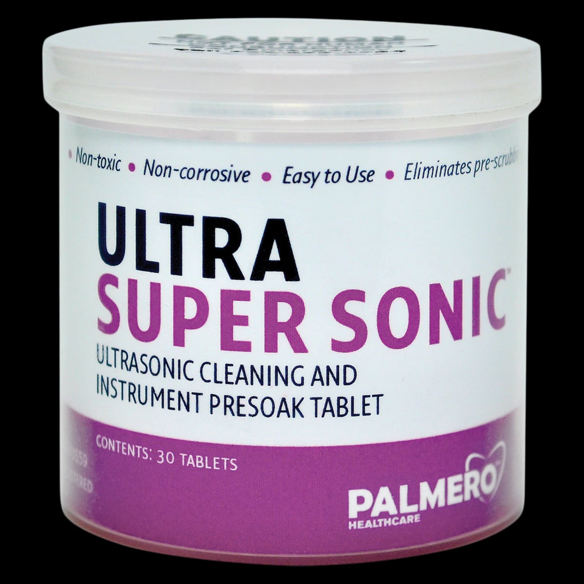 Palmero Ultra Super Sonic Ultrasonic Cleaning Tablets, 30/Jar, Blue, 3559