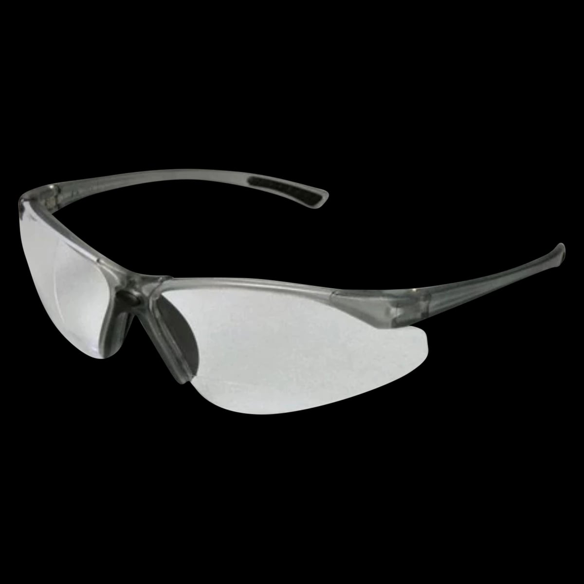 Palmero ProVision Tech-Spec Bifocal Safety Eyewear, 2.0 Diopter, Grey Frame, Clear Lens, 3720C