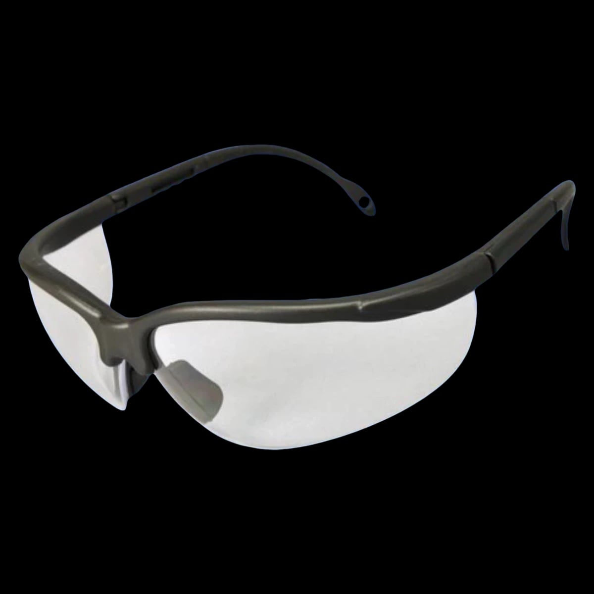 ProVision Sphere-X Wraps Safety Eyewear, Black Frame, Clear Lens, 3707