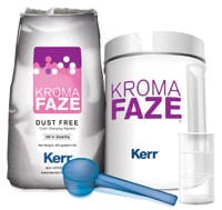 KromaFaze Dust-Free Color-Changing Alginate Impression Material, Fast Set, Mint, 8 lb Value Pack (8 x 1 lb Bags), 27467