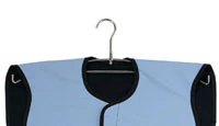 Panoramic X-Ray Apron Hanger with Swivel, Chrome-Plated Steel, 1/2" W x 6-1/4" H x 22-1/4" L, 31450DX