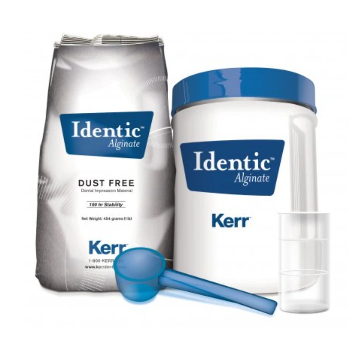 Kerr Identic Dust-Free Alginate Impression Material, Fast Set, Cinnamon Scent, 1 lb Canister, #27456
