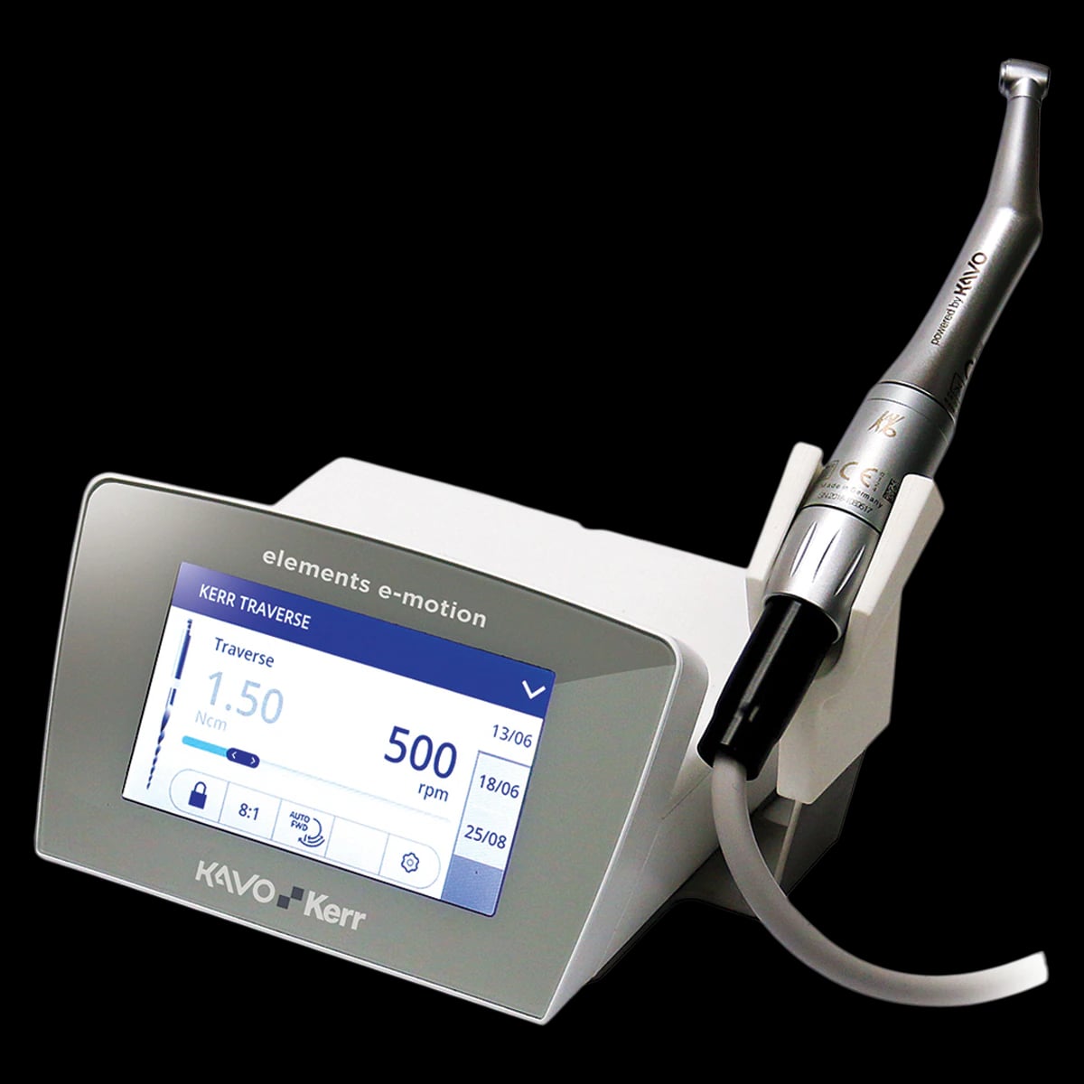Kerr elements e-motion Endodontic Motor System, Adaptive Motion Technology, 8:1 Handpiece, Complete Kit, 815-1700