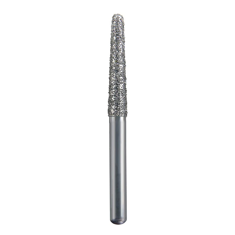 Spring FG Diamond Bur, Round End Taper, Medium Grit, Single-Use, 856-018, 25/Pkg, 773.9M25