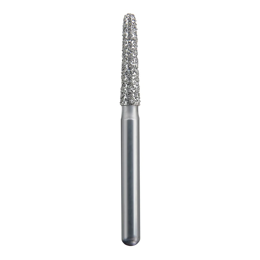 Spring Health Products Round End Taper FG Diamond Bur, Super Coarse, #856-016 (772.8), 25/Pack, Z772.8SC25