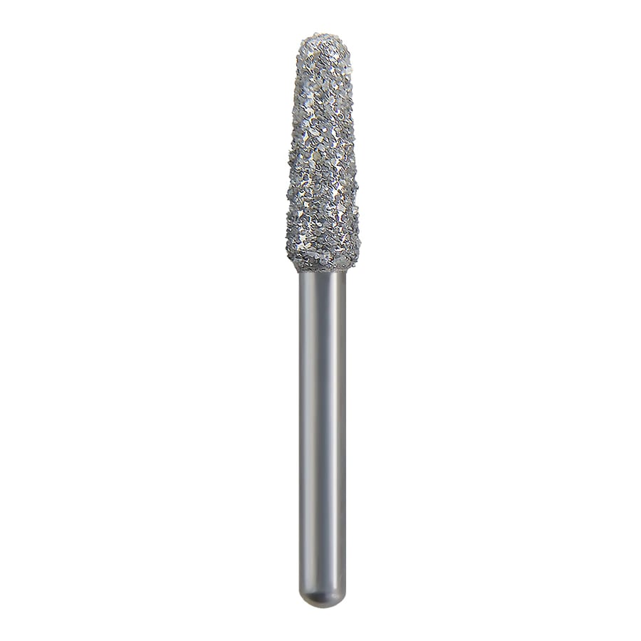 Spring Health Products Round End Taper FG Diamond Bur, Super Coarse, Single-Use, 856-023 (775.7SC), 25/Pkg