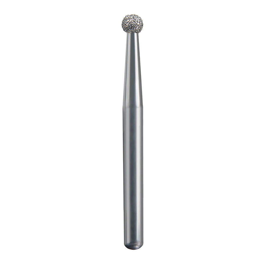 Spring Health Products #120 Coarse Round Single-Use Diamond Bur, FG 801-014, 25/Pack