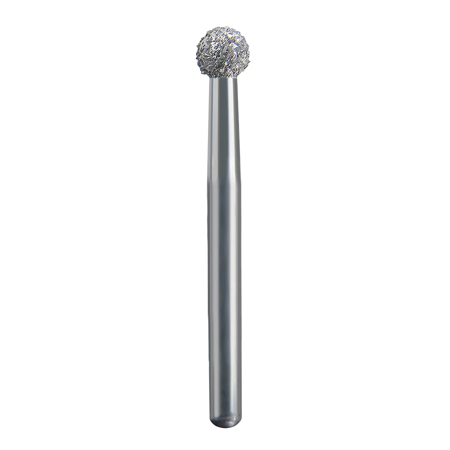 Spring Health Products #135 Super Coarse Round Diamond Bur, FG (Friction Grip), 2.3mm, Single-Use, 25/Pack, 801-023
