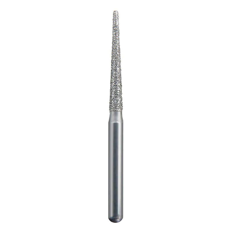 Spring Health Products #770.11 Medium Round End Taper Diamond Bur, FG, 850-012, Single-Use, 25/Pack (Z770.11M25)