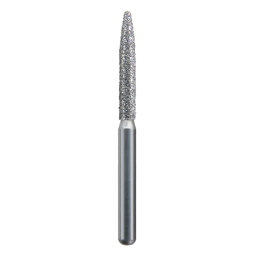 Spring Health Products Coarse Flame Diamond Bur, FG 863-016, Single-Use, 25/Pack (Z267.10C25)
