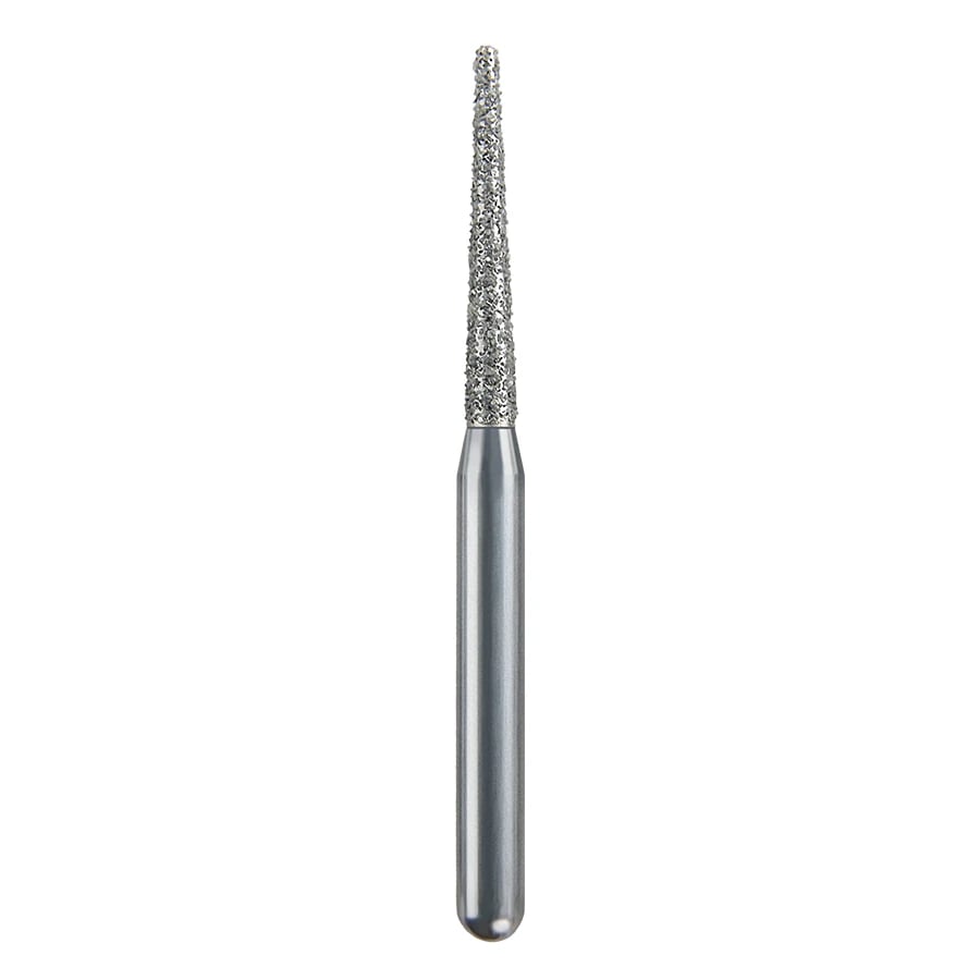 Spring Health Products #700.9 Coarse Flat End Taper Diamond Bur, FG, 847-012, Single-Use, 25/Pack