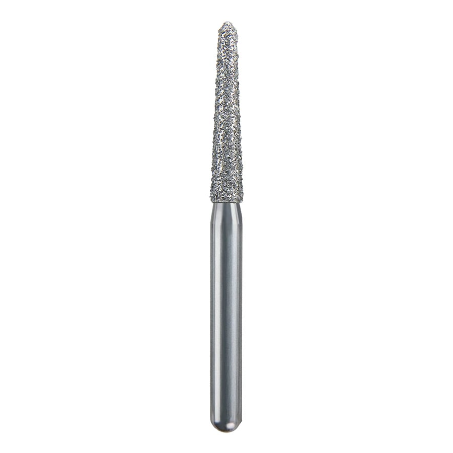 Spring Health Products FG Diamond Bur, Coarse Flame, 879-018, Single-Use, 25/Pack