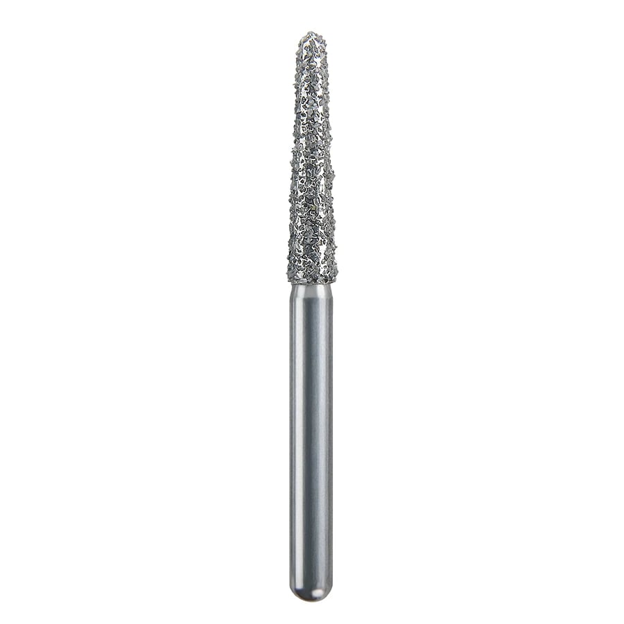 Spring FG Diamond Bur, Super Coarse Flame, Friction Grip, 879-018, Single-Use, 25/Pack, Z256.9SC25