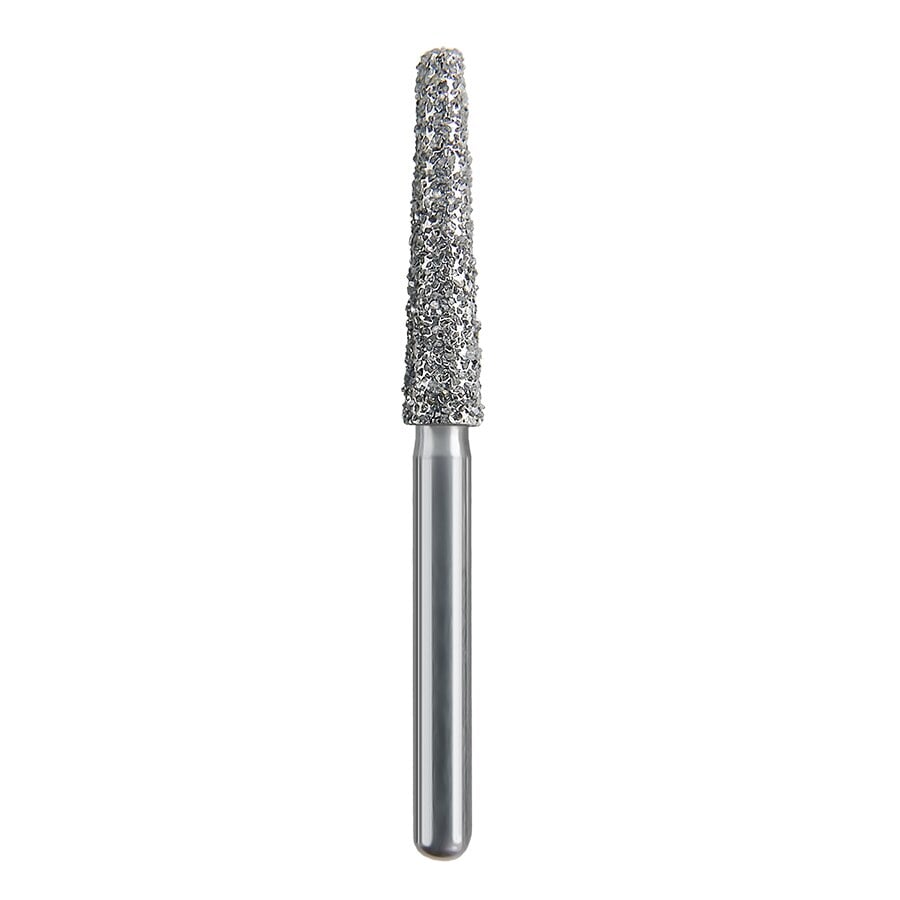 Spring Health Products Super Coarse Flat End Taper Diamond Bur, FG, 848-023, Single-Use, 25/Pack, #703.10SC