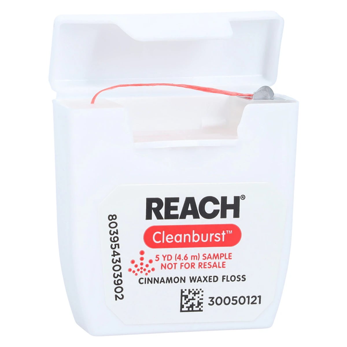 Reach CleanBurst Waxed Dental Floss, Cinnamon, 5 yd Patient Size, 144/Case, 211896600