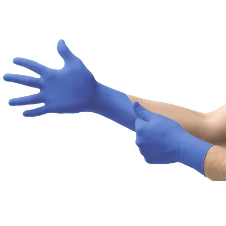 Ultraform Powder-Free Nitrile Exam Gloves, Large, Cobalt Blue, 300/Box, UF-524-L