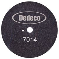 Dedeco Model Trimmer Wheel, Foster Type, 10" x 1/4", Extra Coarse (24 Grit), #7014