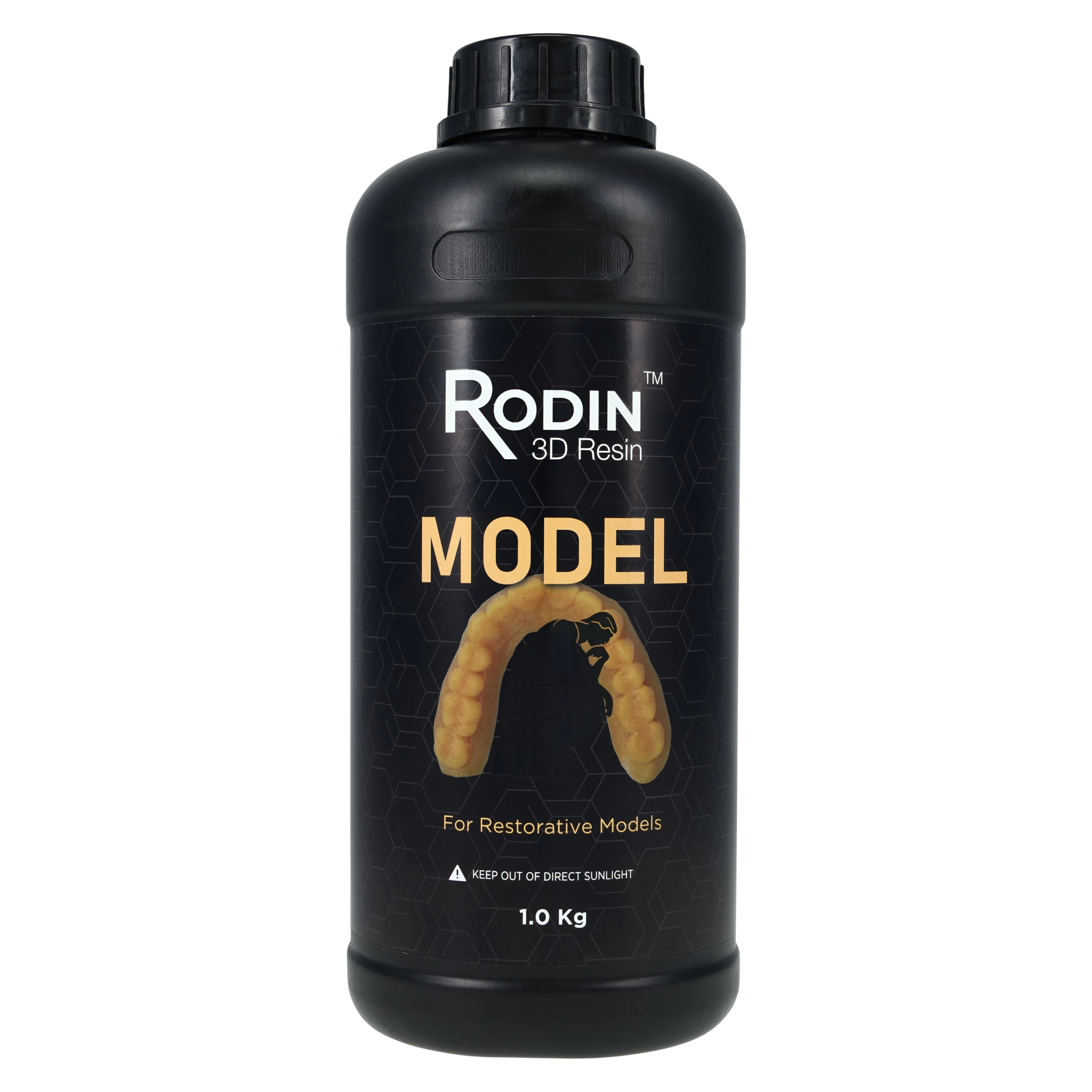 Pac-Dent Rodin Model 3D Printing Resin, Tan, 1 kg Bottle, 3DR-TANF
