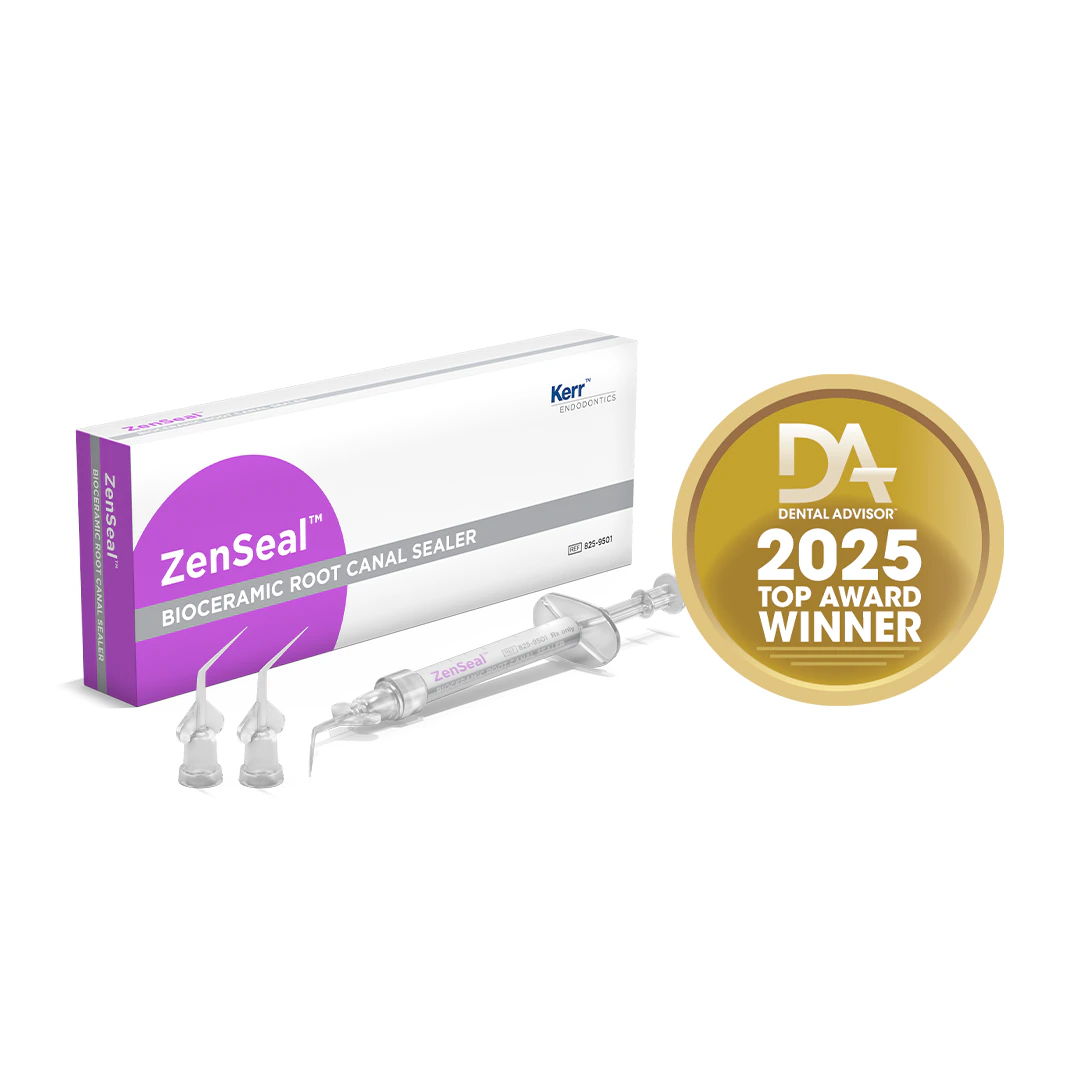 ZenSeal Bioceramic Root Canal Sealer Kit, 2g Syringe with 20 Tips, 825-9501
